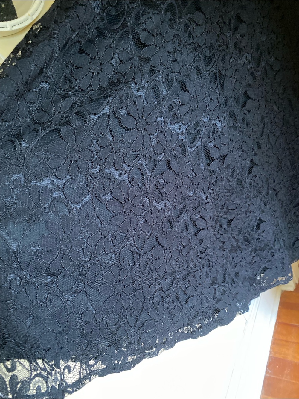 Vintage Laura Ashley Black All Over Lace V-Neck Maxi Slip Dress Made in the UK 4 - Picture 3 of 10